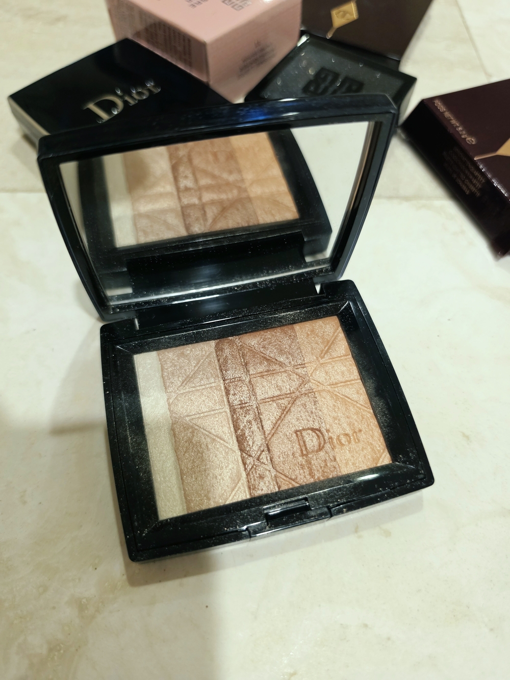 Dior Radiant Highlight — Champagne, Bronze & Ivory